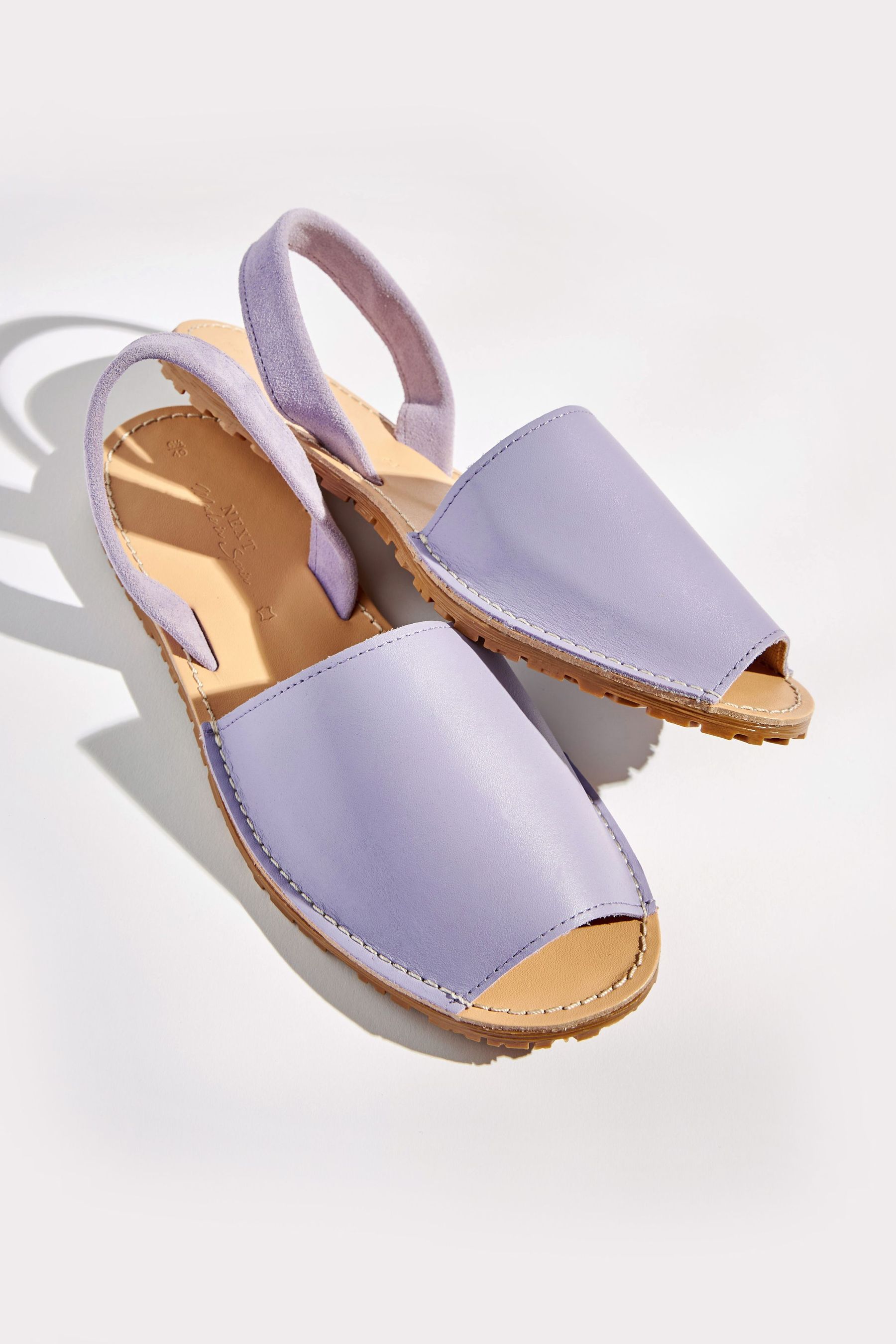 Buy Purple Regular Wide Fit Beach Sandals from Next Belgium