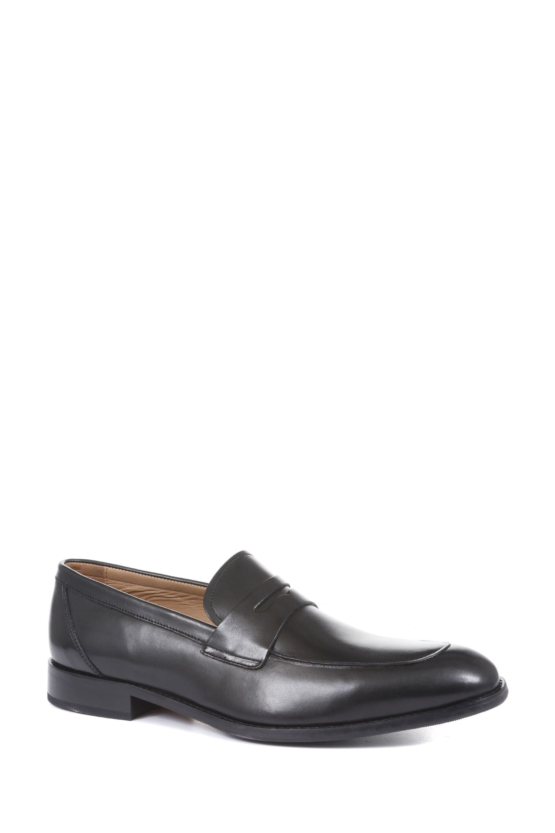 Jones Bootmaker Leather Penny Loafers - Image 3 of 6