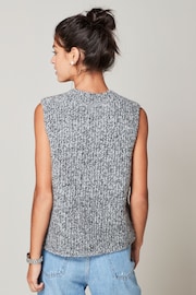 Grey Knitted Waistcoat - Image 3 of 6