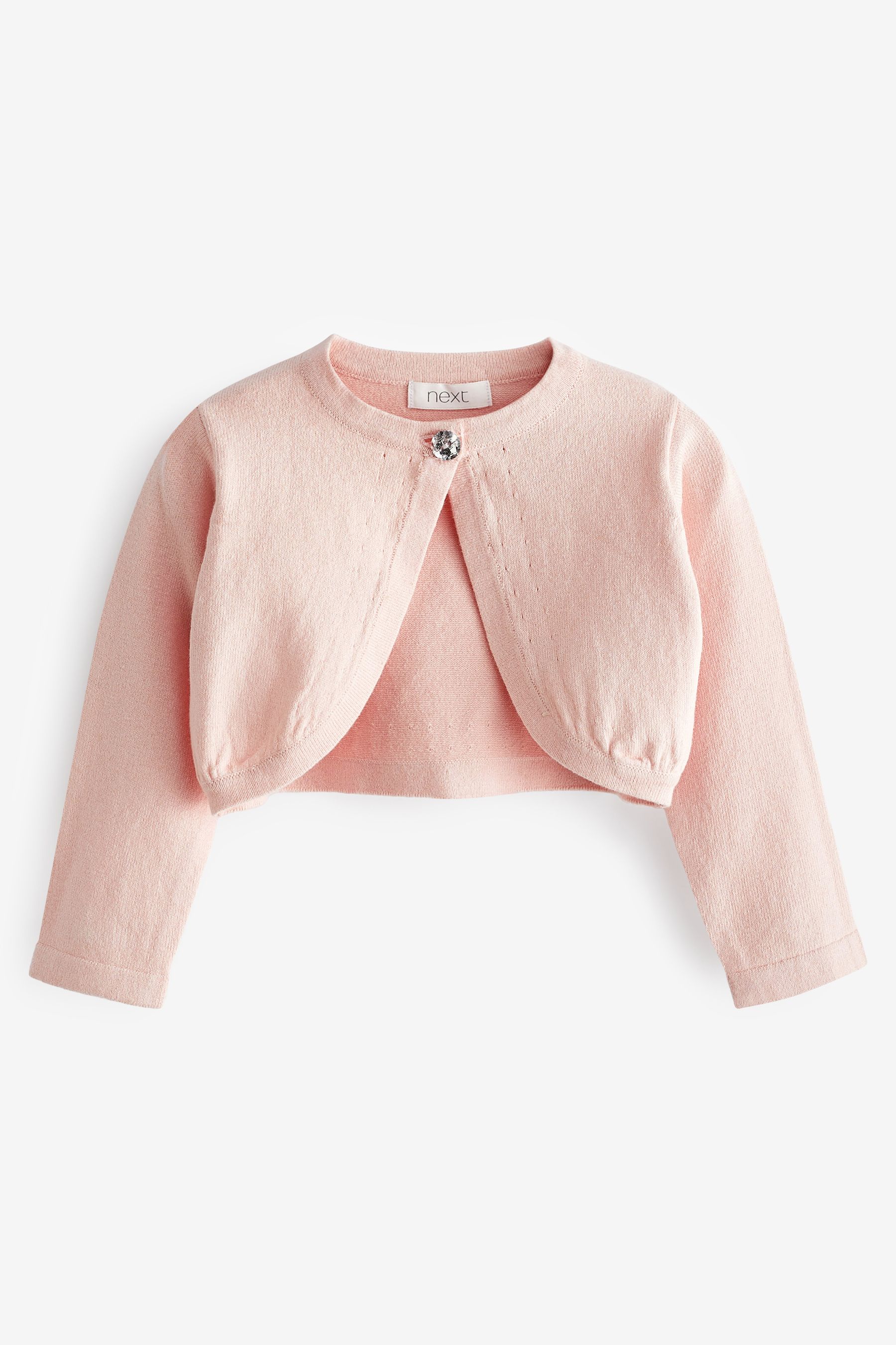 Buy Pink Occasion Shrug Cardigan 3mths 16yrs from the Next UK online shop