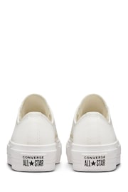 Converse White Lift Platform Low Top Trainers - Image 5 of 7