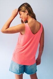 Black/White/Pink Sleeveless Slouch Vests 3 Pack - Image 4 of 5