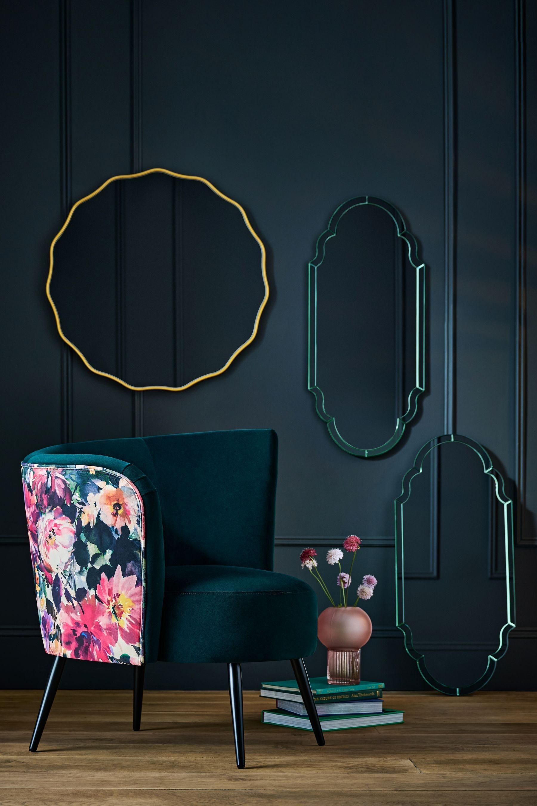 Buy Clarke Clarke Tahiti Fuchsia Pink Alonzo Accent Chair from the Next UK online shop