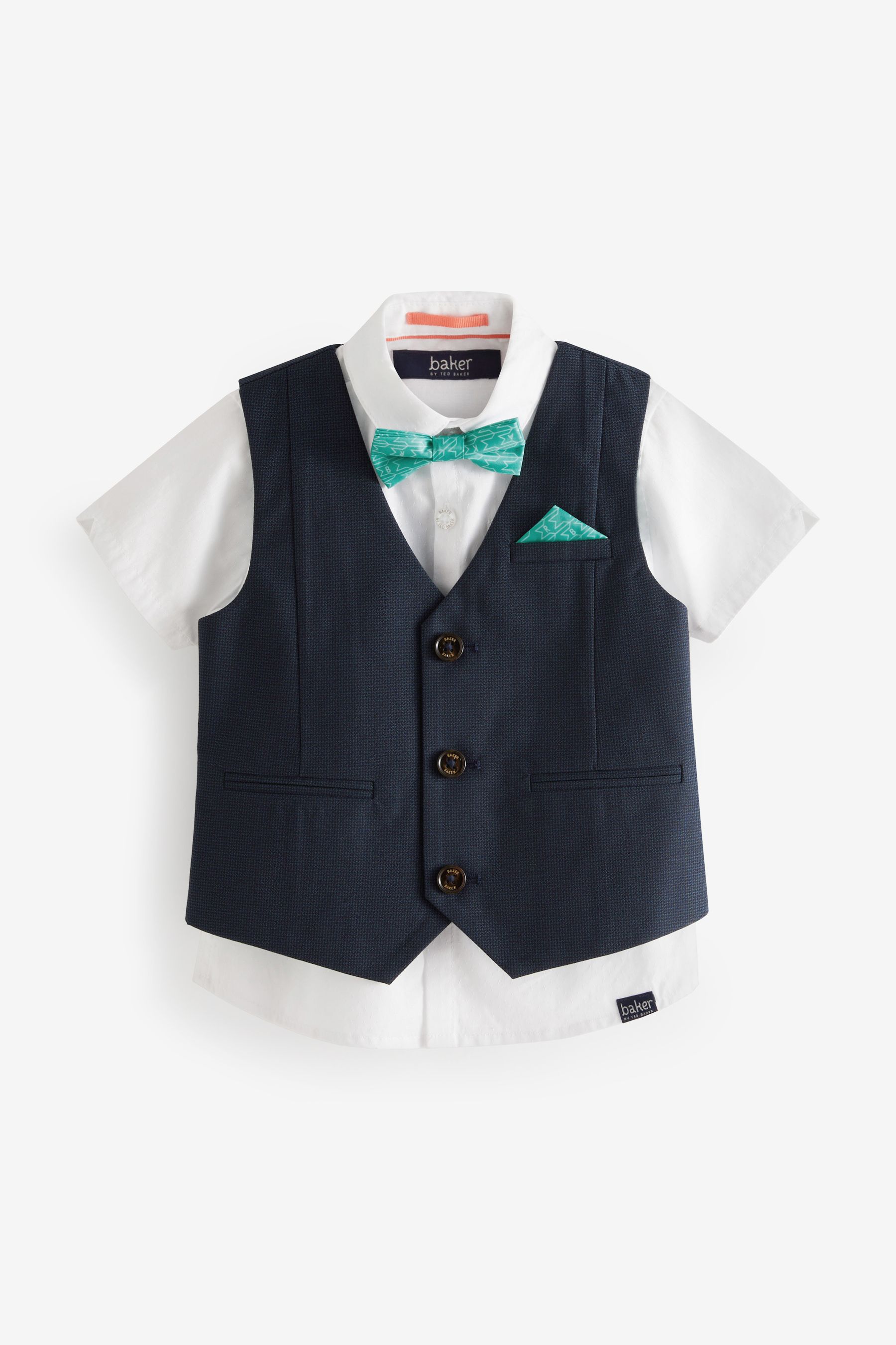 Buy Baker by Ted Baker Shirt Waistcoat and Short Set from the Next UK online shop