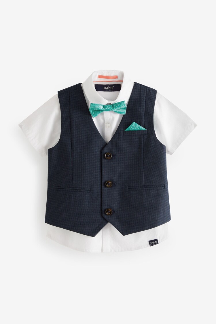 Baker by Ted Baker Shirt Waistcoat and Short Set - Image 8 of 12