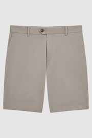 Reiss Mushroom Wicket Modern Fit Cotton Blend Chino Shorts - Image 3 of 7