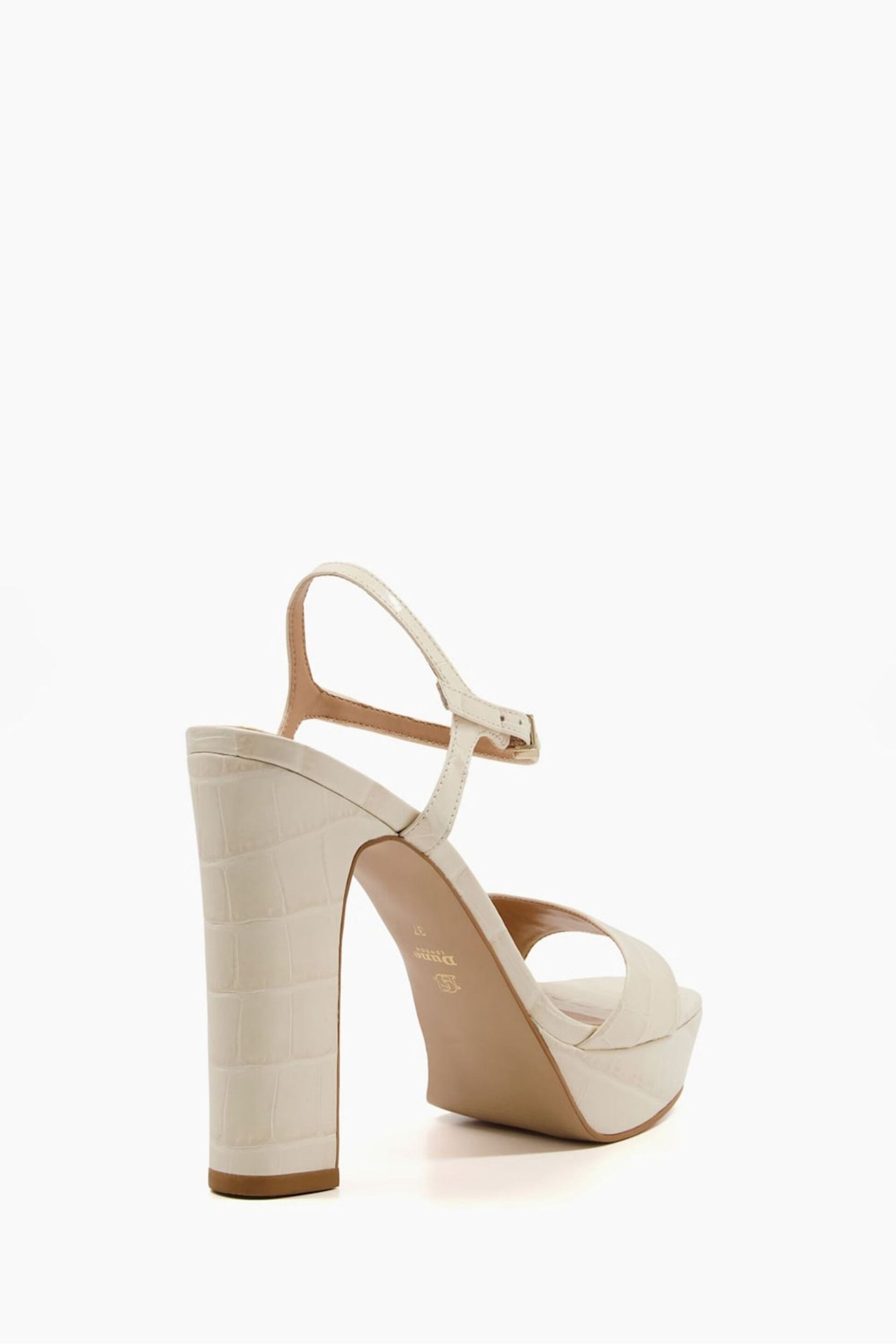 Dune London Natural Matche High Platform Sandals - Image 3 of 4