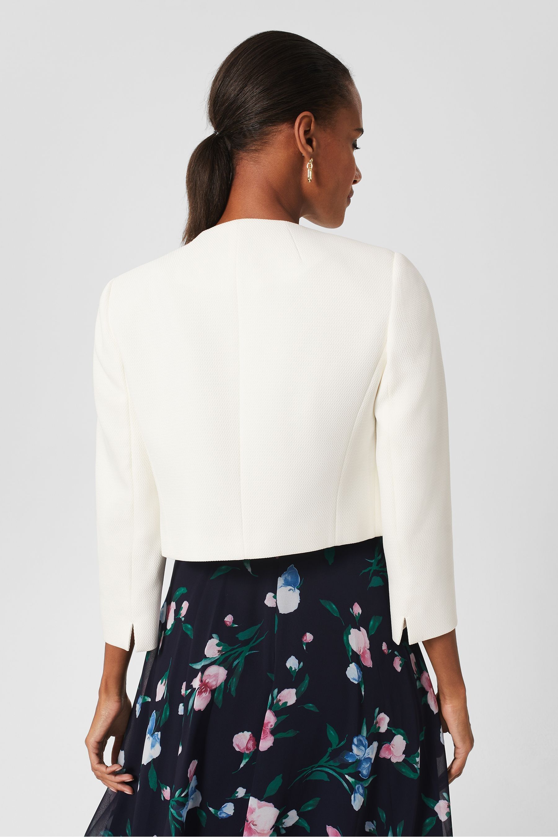 Hobbs cream jacket top