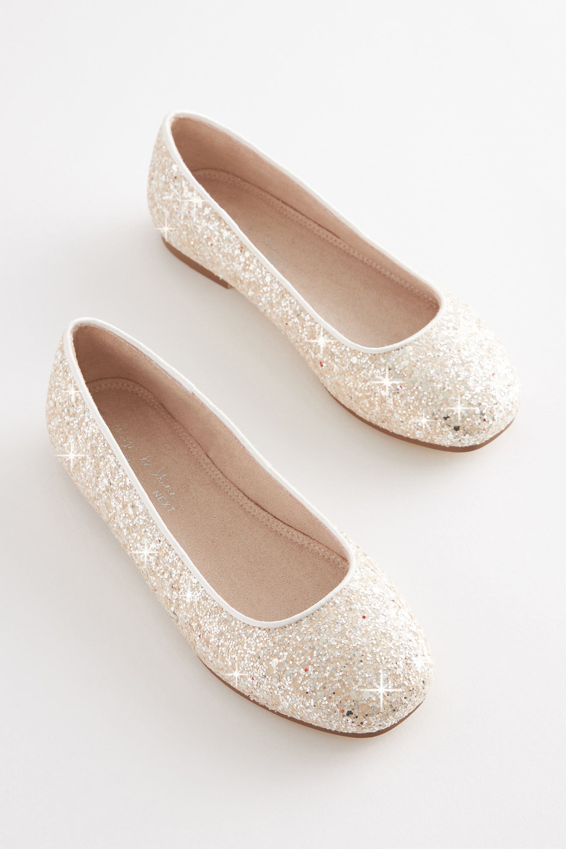 Ivory ballet shoes store