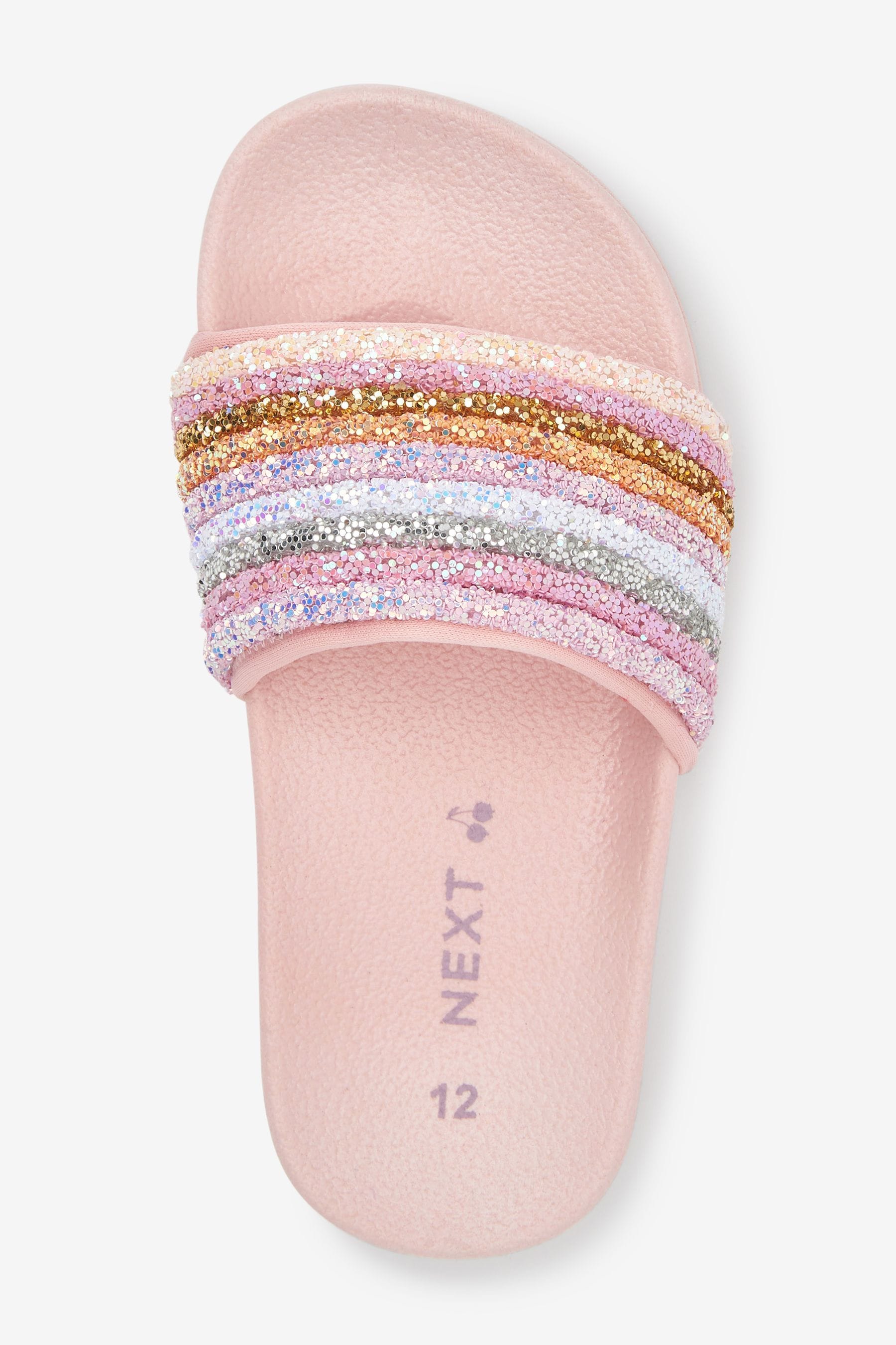 Pink sparkly sliders store