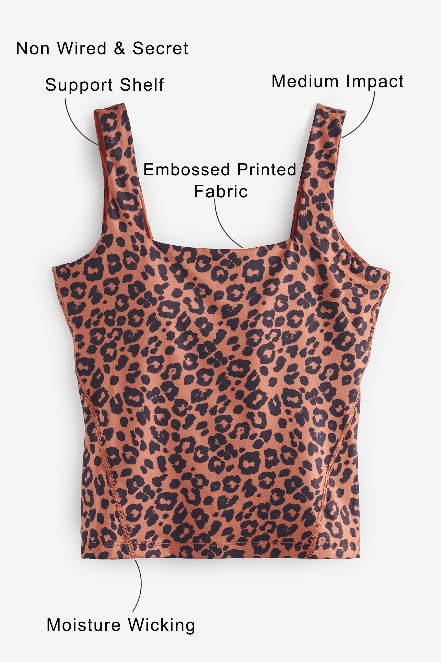 Leopard print long vest outlet