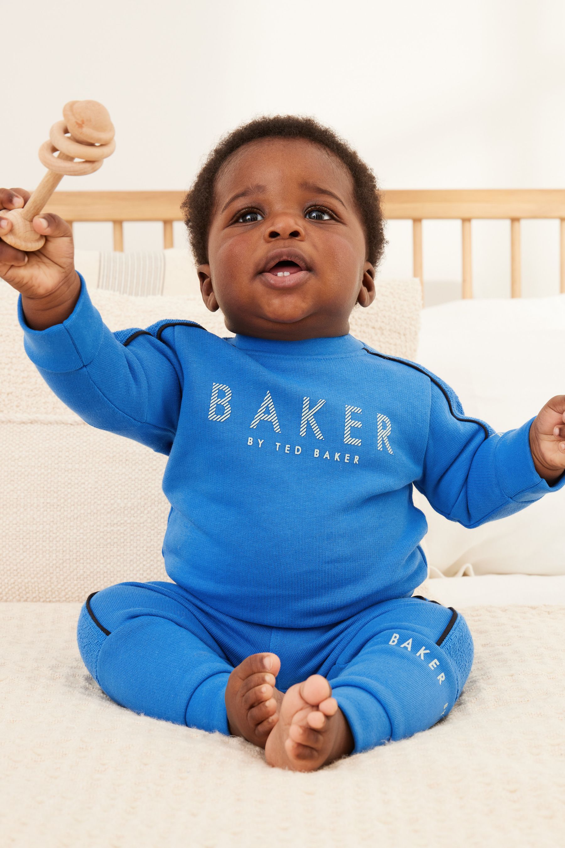 Buy Baker by Ted Baker Blue Sweatshirt And Jogger Set from Next Luxembourg