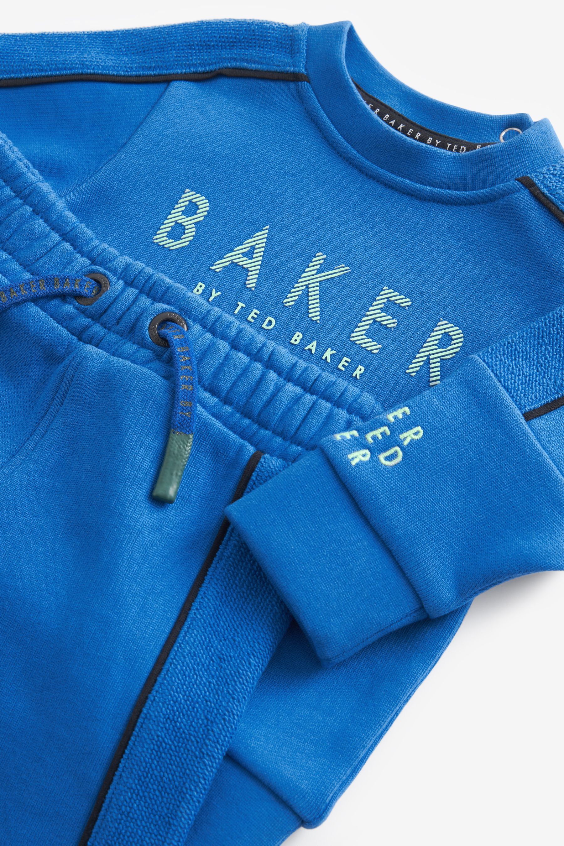 Buy Baker by Ted Baker Blue Sweatshirt And Jogger Set from Next Luxembourg