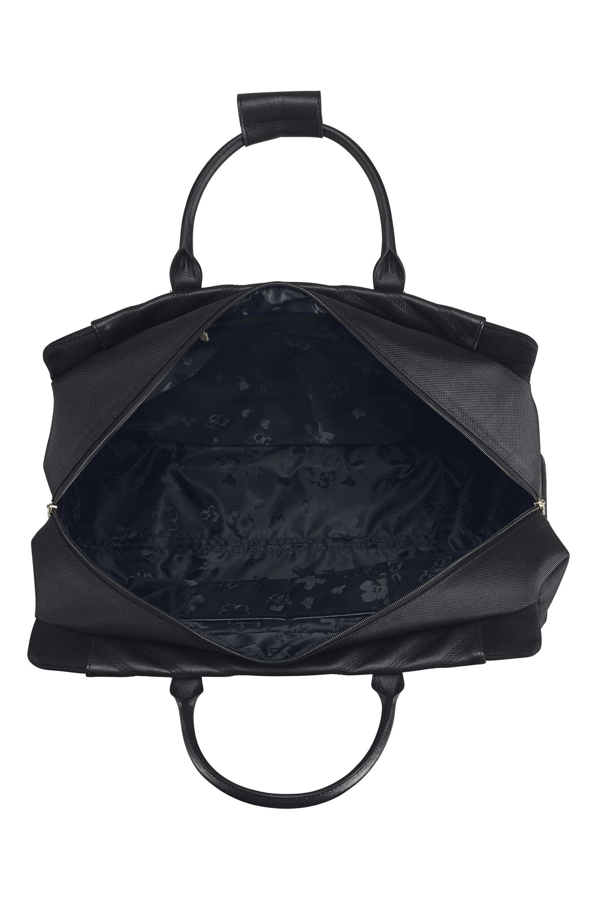 Ted Baker Black Albany Eco Small Trolley Duffle Bag - Image 3 of 3