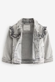 Grey Denim Frill Jacket (3mths-7yrs) - Image 7 of 10