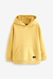 Buttermilk Yellow Plain Jersey Hoodie (3-16yrs) - Image 1 of 3