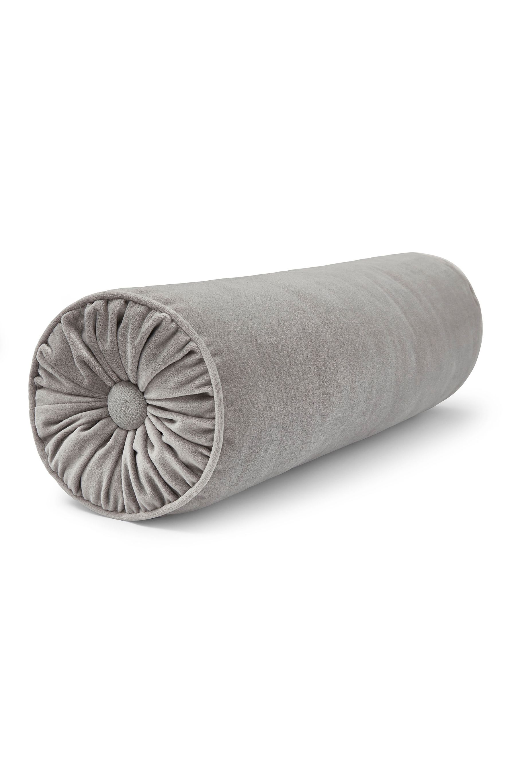 Buy Laura Ashley Grey Rosanna Bolster Cushion from Next Luxembourg