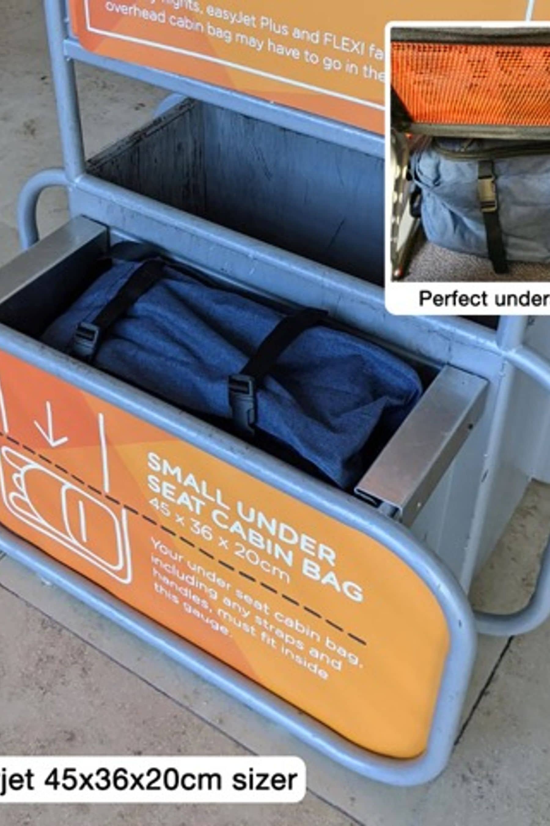 Buy Cabin Max Blue Metz 30L Underseat Cabin Bag 45x36x20cm from the Next UK online shop
