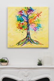 Steven Brown Art Yellow Tree of Life Canvas Print - Image 1 of 4