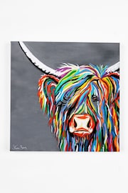 Steven Brown Art Grey Rab McCoo Large Canvas Print - Image 3 of 4