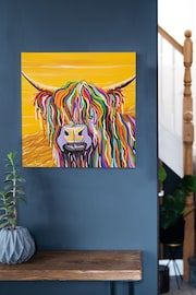 Steven Brown Art Yellow Gordon McCoo Medium Canvas Print - Image 1 of 4