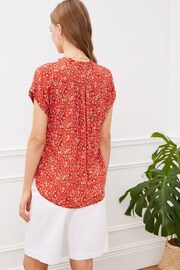 Baukjen Orange Suzy Blouse With Lenzing™ Ecovero™ - Image 1 of 6