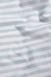 2 Pack Blue Stripe Reversible Duvet Cover and Pillowcase Set - Image 7 of 9
