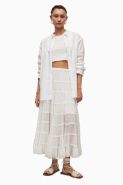 AllSaints White Eva Skirt - Image 3 of 8