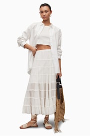 AllSaints White Eva Skirt - Image 5 of 8