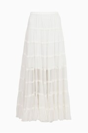 AllSaints White Eva Skirt - Image 6 of 8