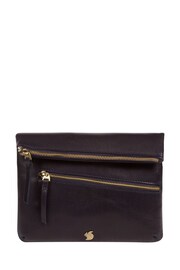 Conkca Flare Leather Clutch Bag - Image 2 of 6