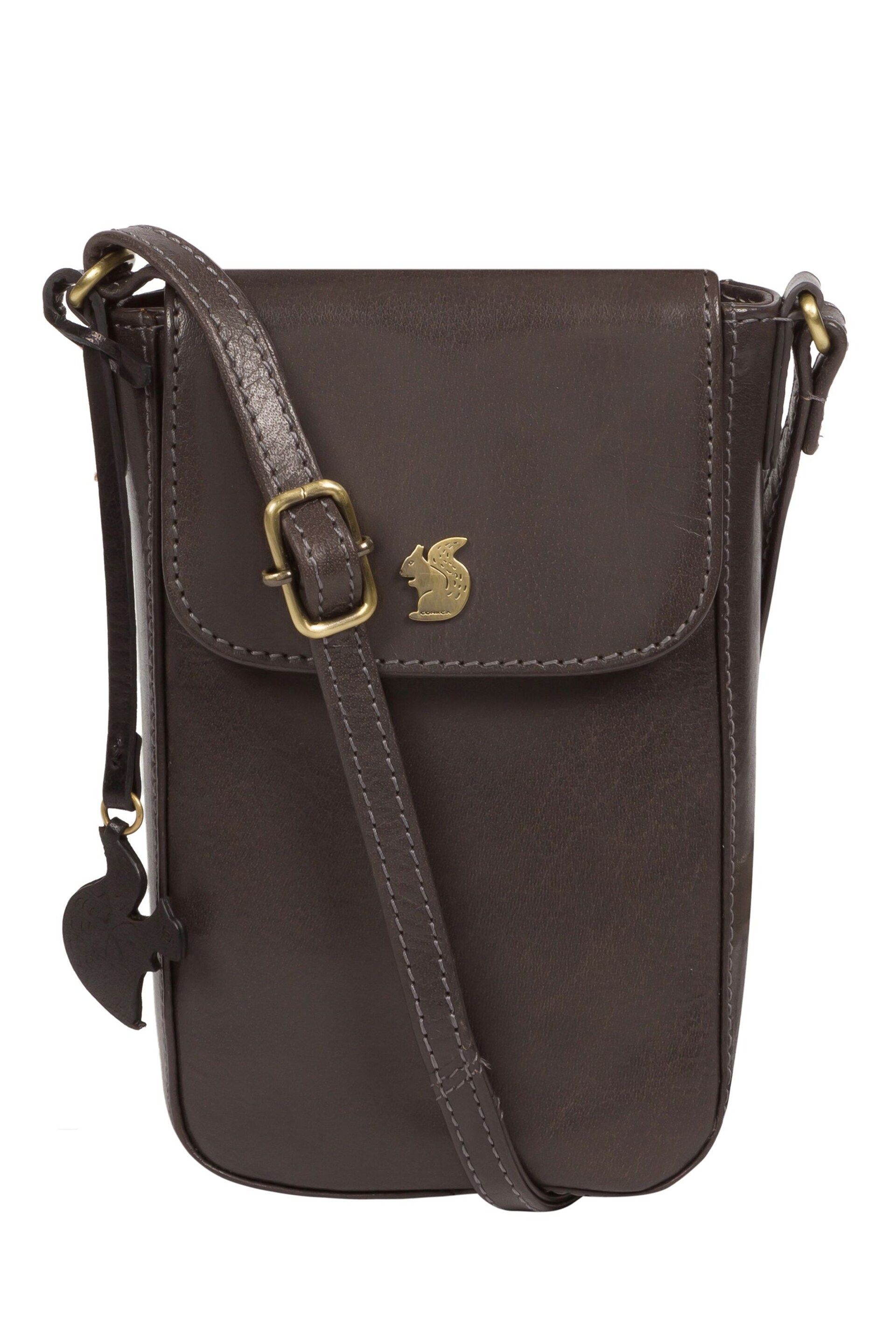 Conkca Buzz Leather Cross-Body Phone Bag - Image 1 of 5