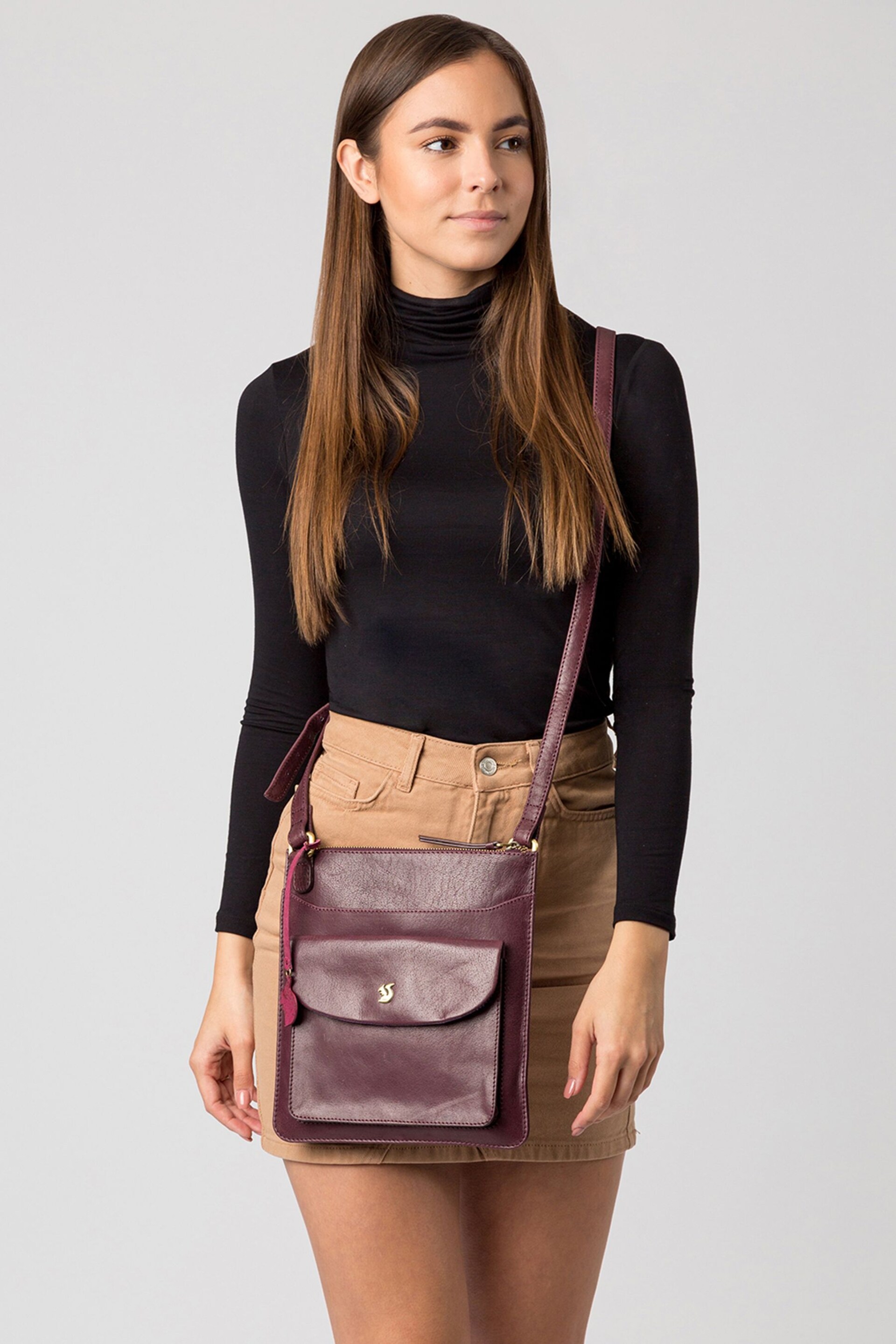 Conkca Lauryn Leather Cross-Body Bag - Image 6 of 6