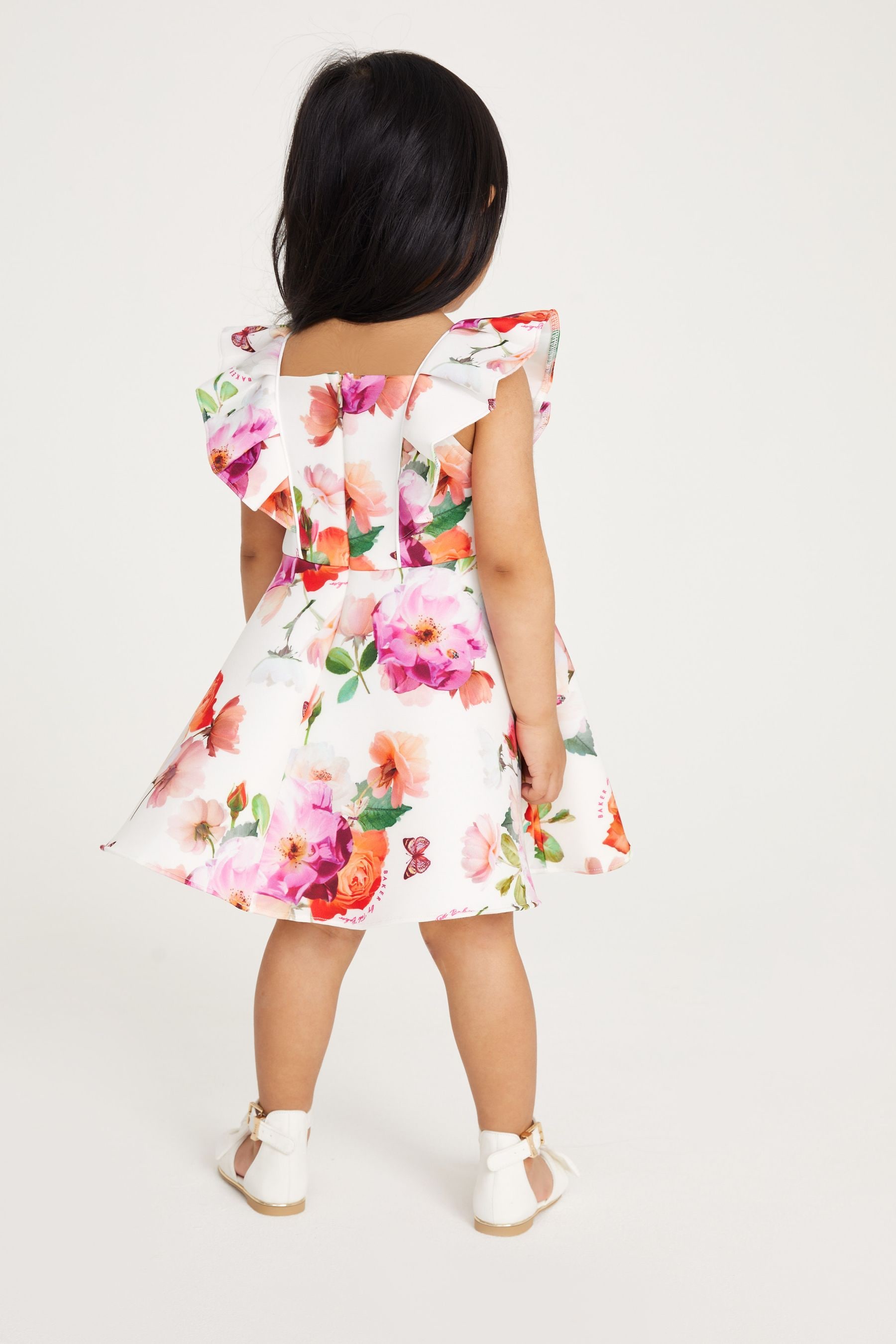 Ted baker dress white floral on sale