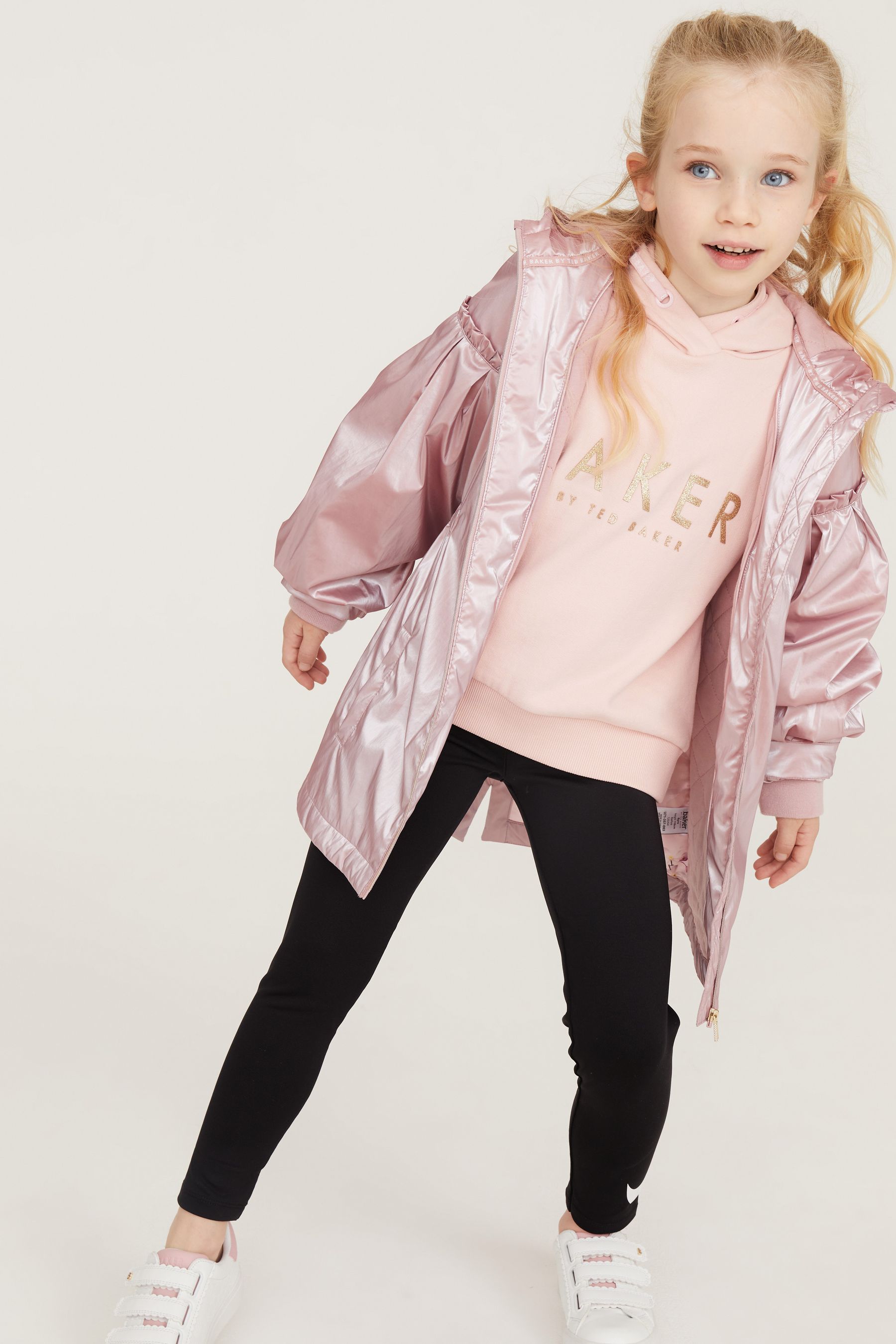 Buy Baker by Ted Baker Pink Pearlised Mac Jacket from Next Belgium