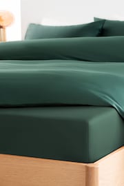 Bottle Green Collection Luxe 400 Thread Count Deep Fitted 100% Egyptian Cotton Sateen Deep Fitted Sheet - Image 1 of 1