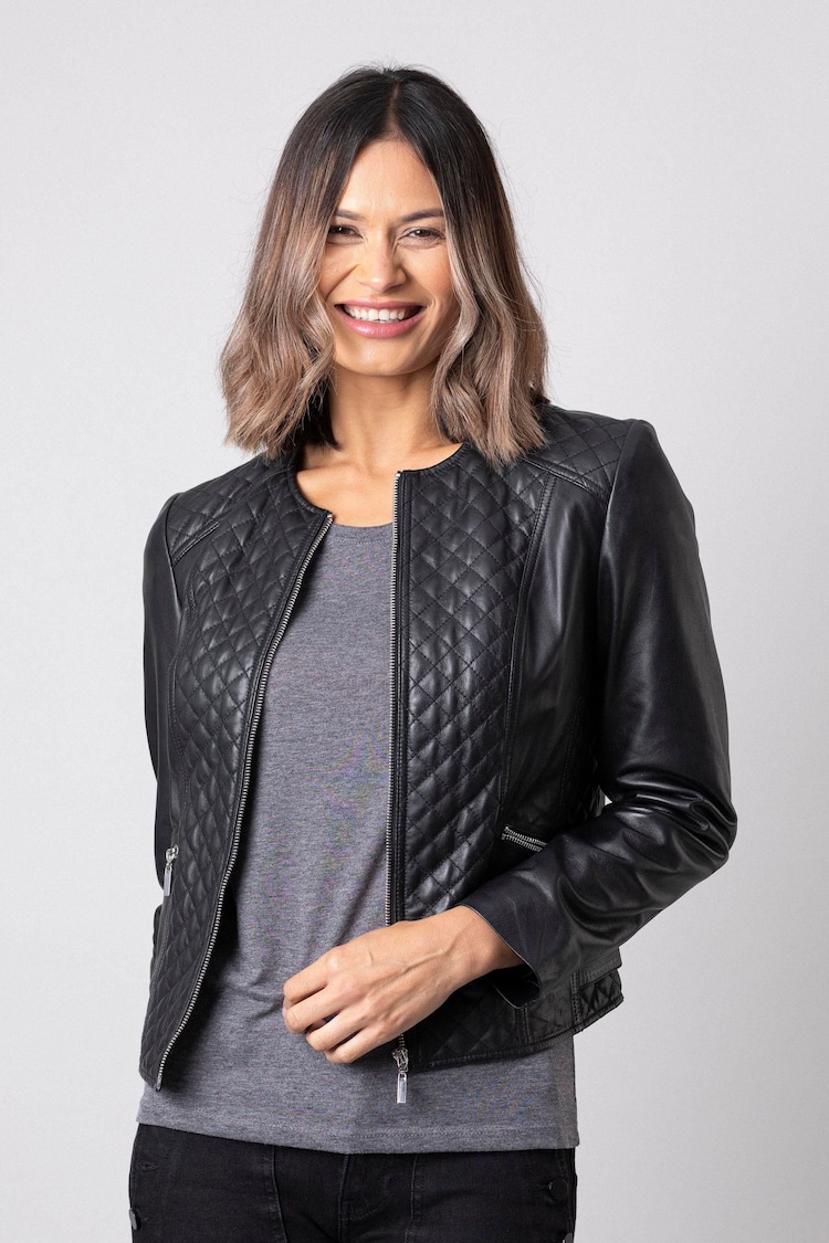 Lakeland Leather Black Devoke Leather Jacket - Image 1 of 14