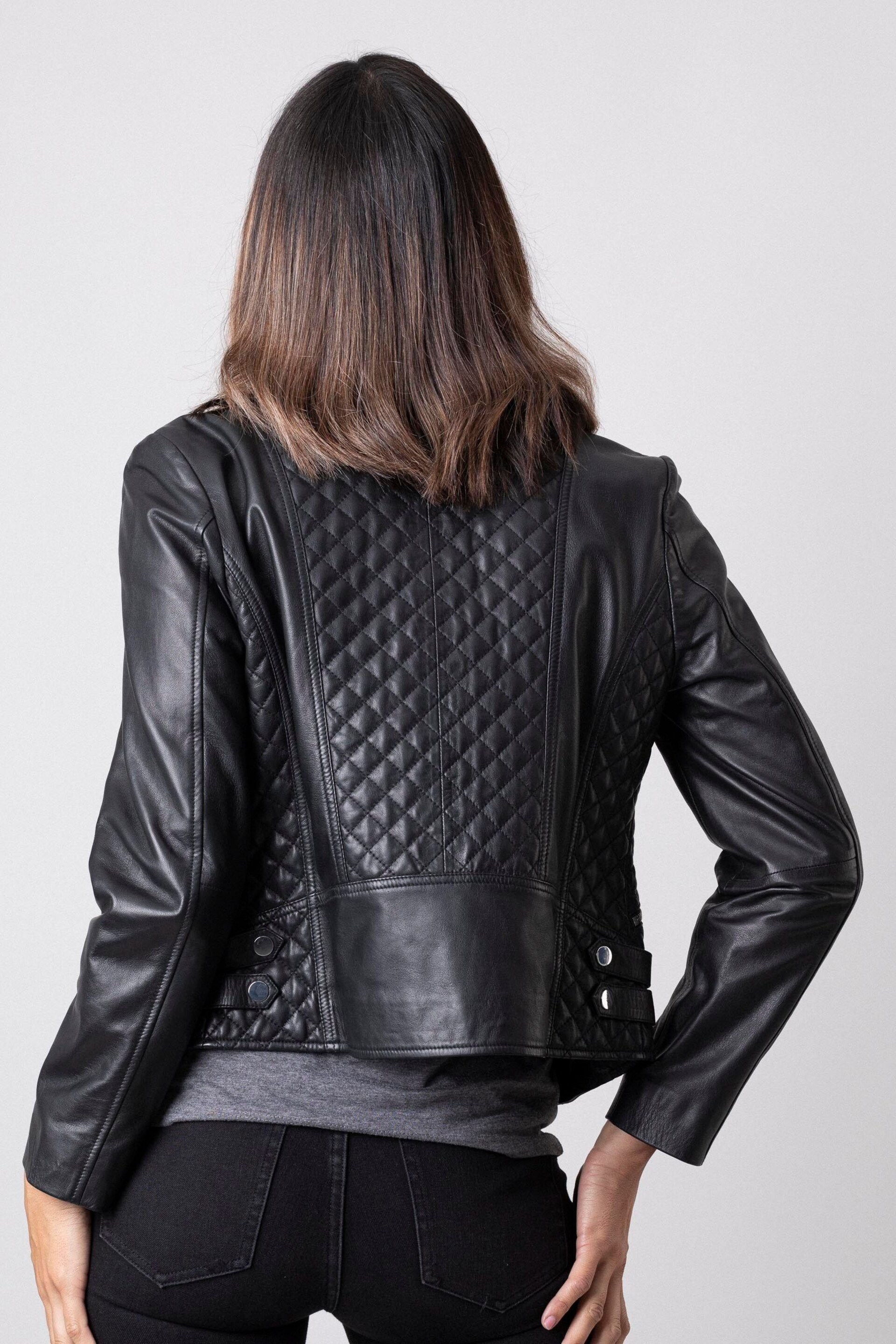 Lakeland Leather Black Devoke Leather Jacket - Image 2 of 14