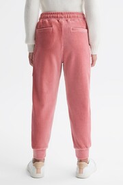 Reiss Pink Kora Junior Relaxed Corduroy Drawstring Trousers - Image 5 of 6