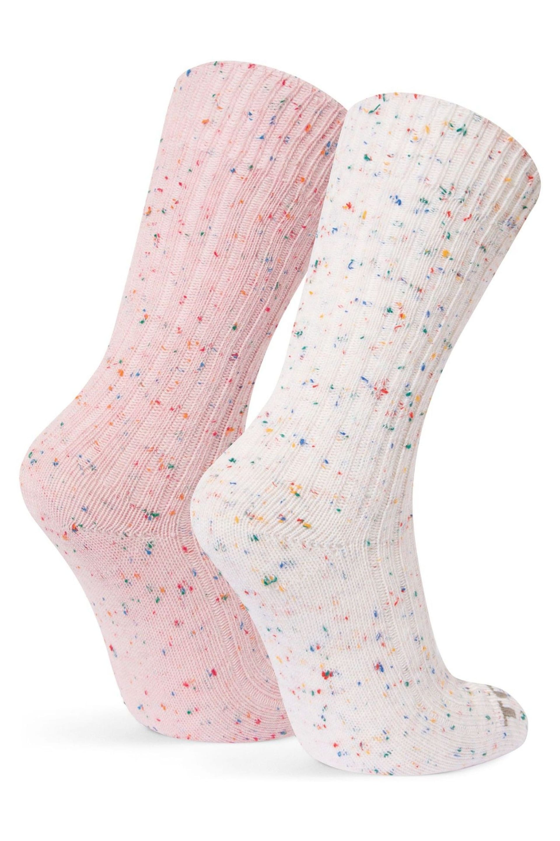 Tog 24 Pink Opora Trek Socks 2 Pack - Image 2 of 2