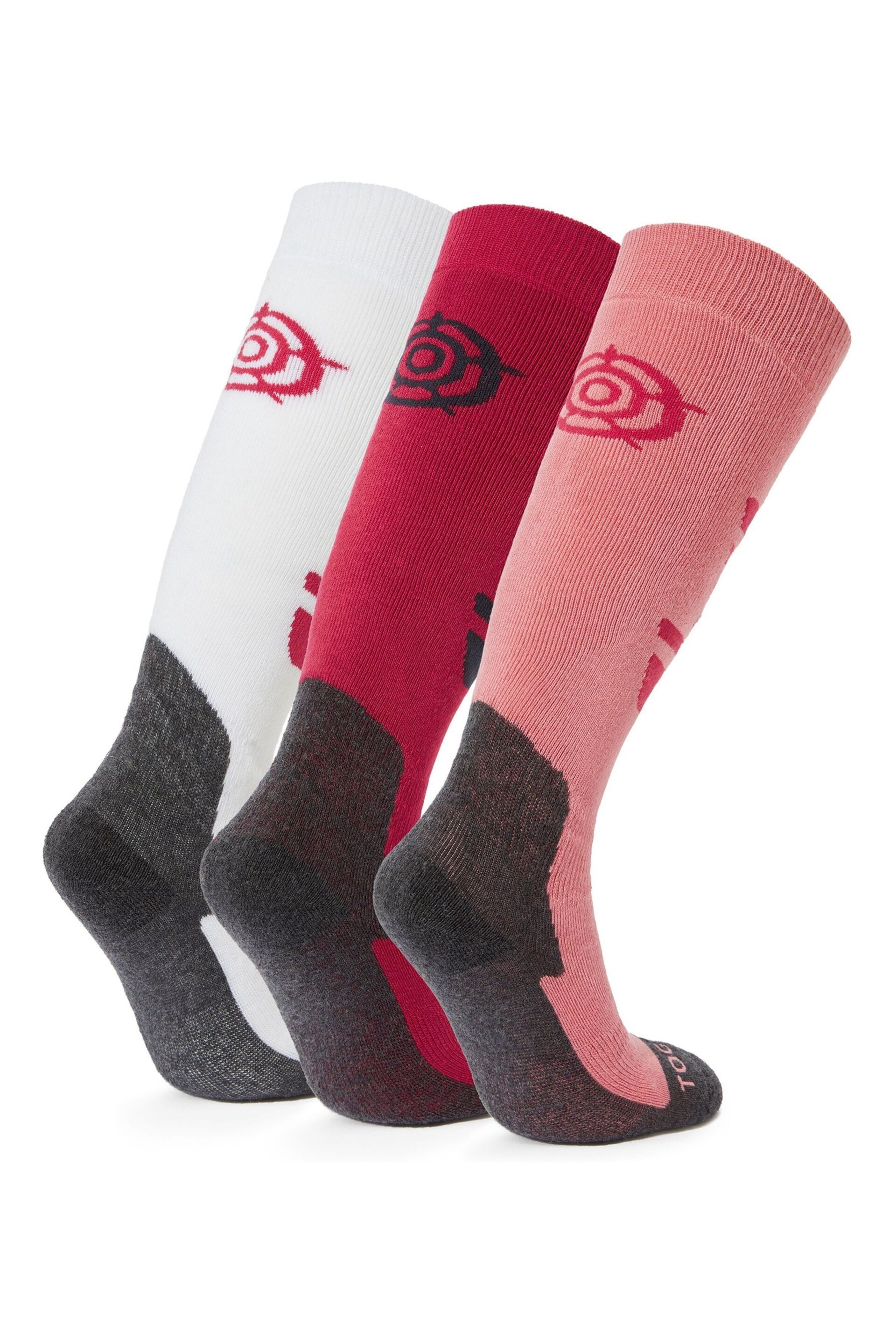 Tog 24 Pink Bergenz Ski Socks - Image 2 of 2