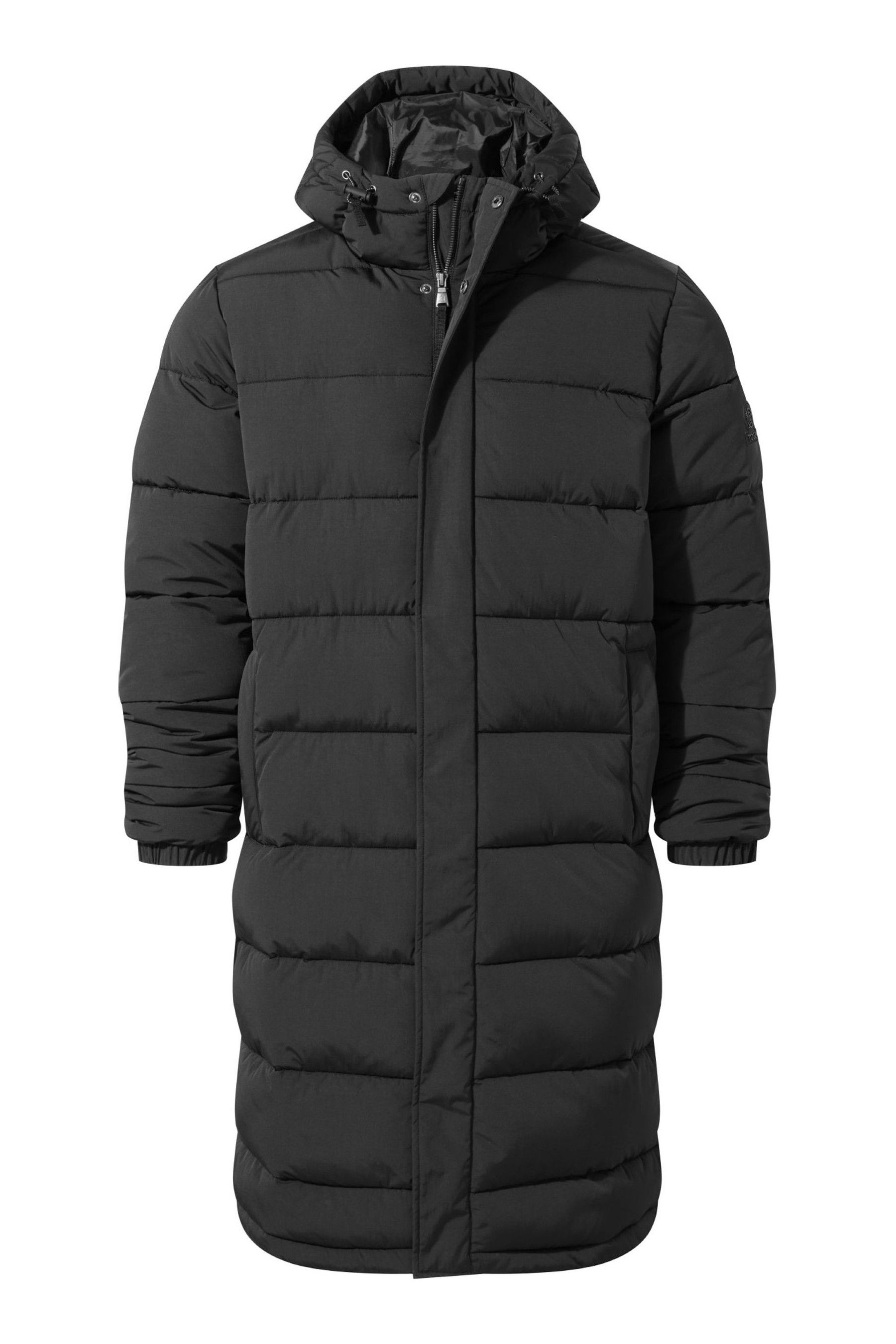 Buy Tog 24 Black Langrick Long Padded Coat Jacket from the Next UK online shop