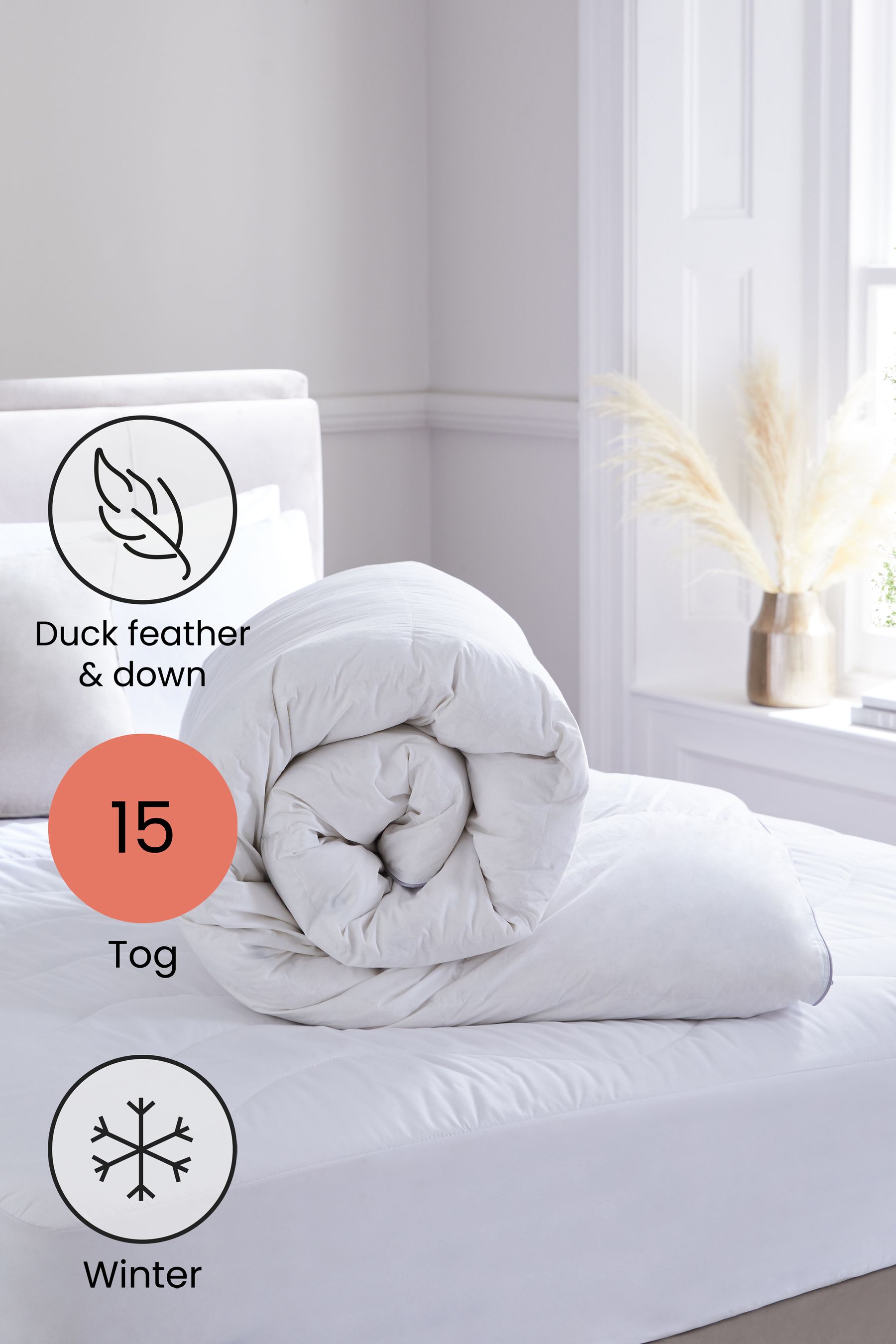 Next duck feather and down duvet outlet