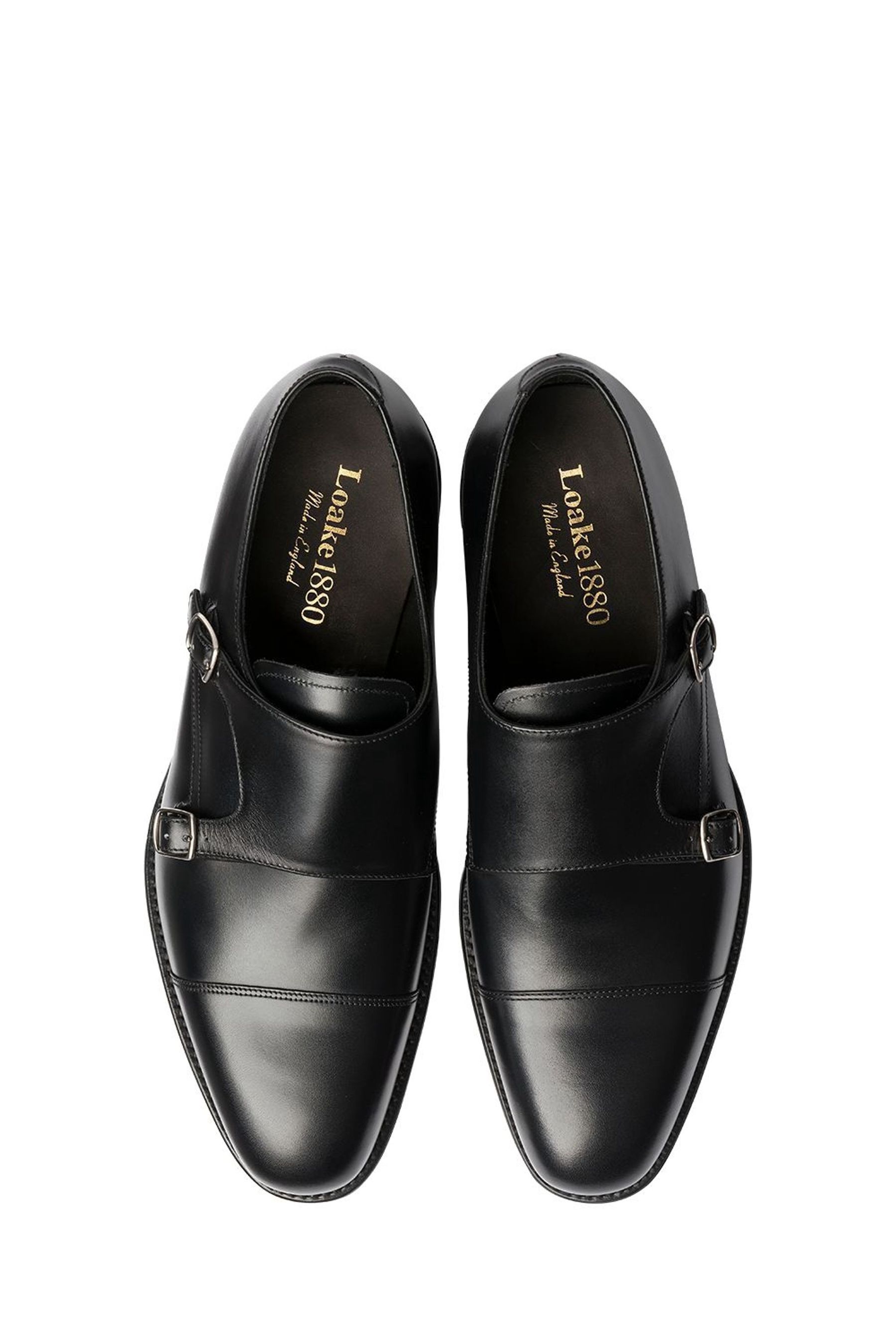 Buy Loake Cannon Twin Buckle Monk Strap Shoes from Next Luxembourg