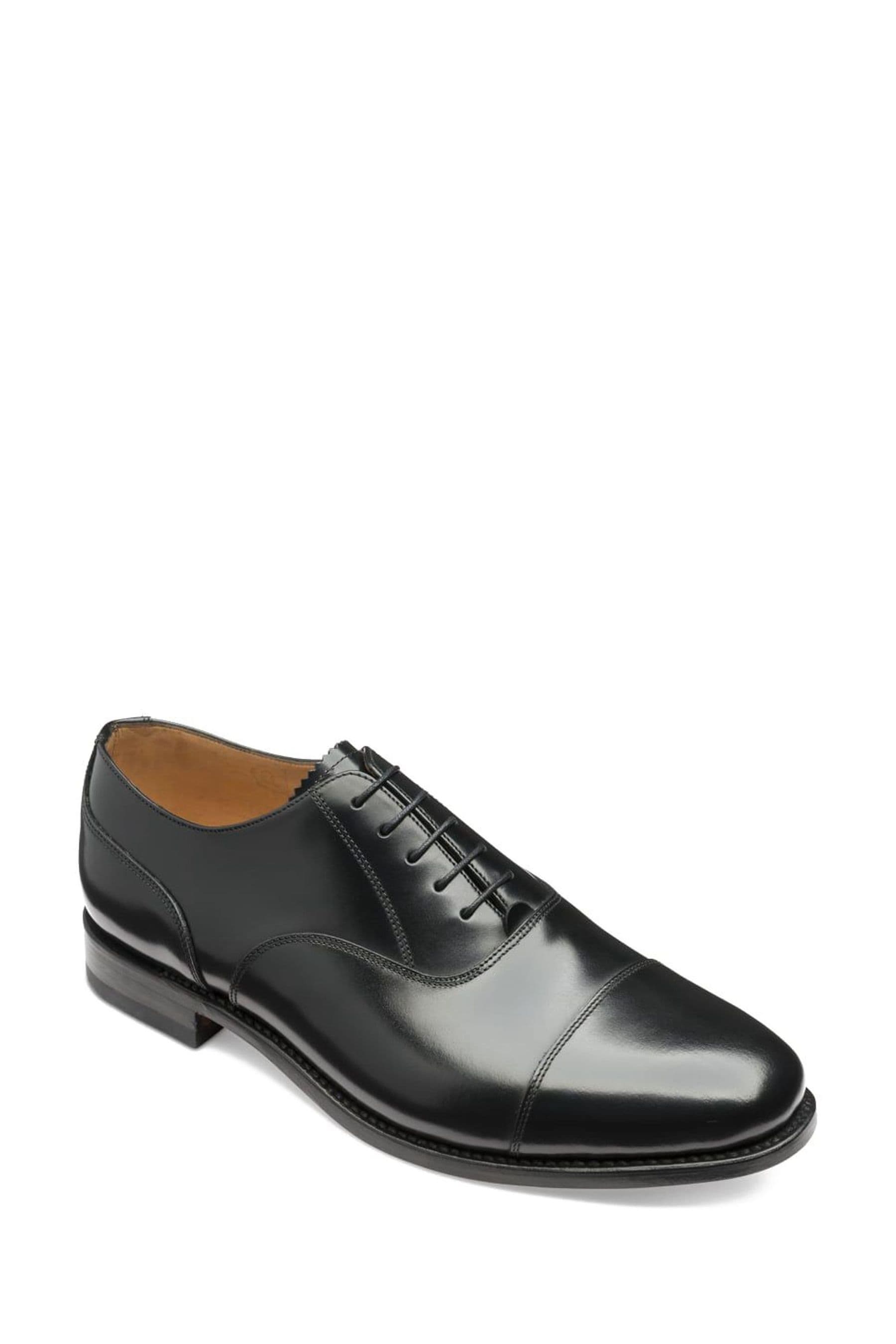 Loake 2b polished leather black dress shoes 2025
