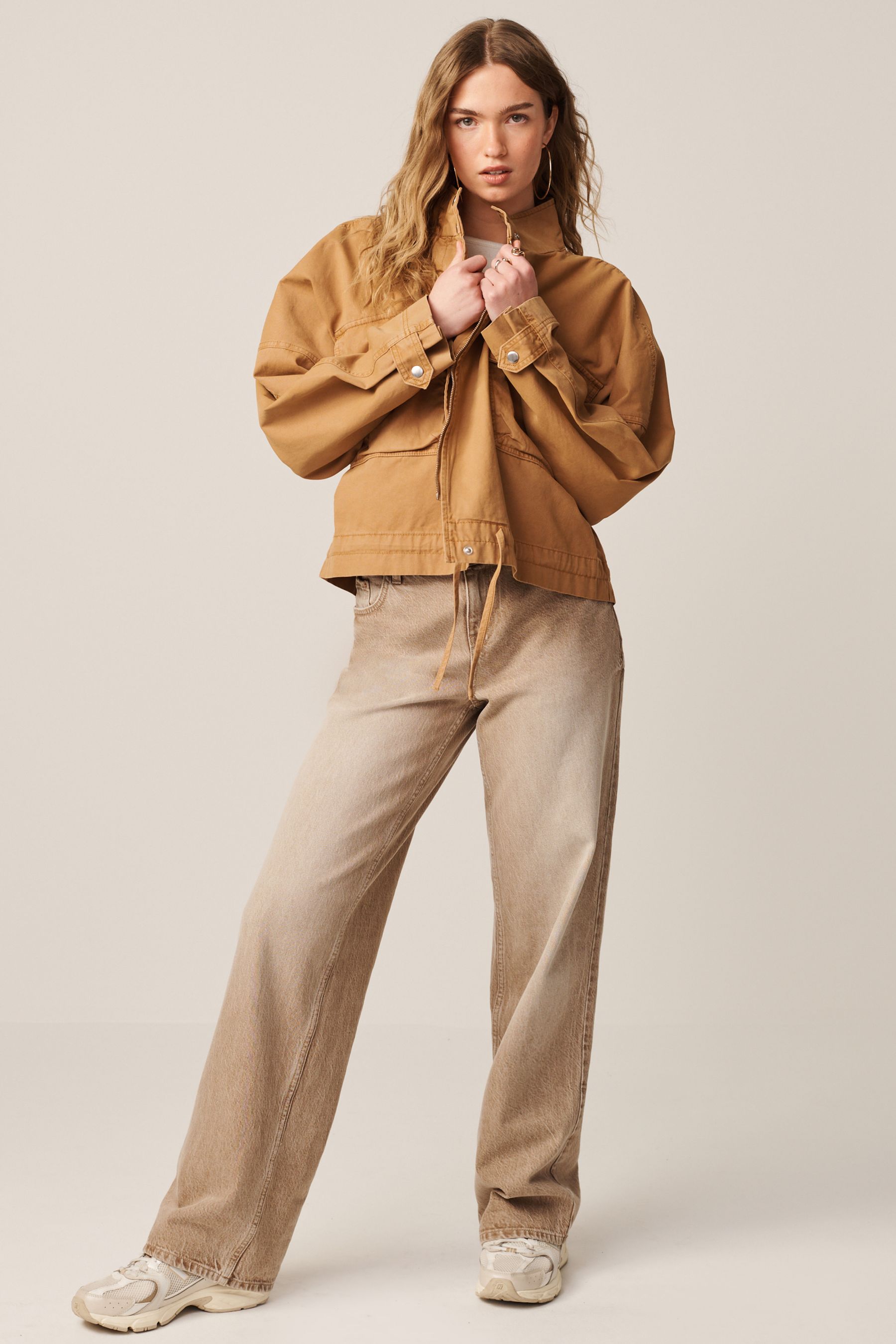 Buy Rust Funnel Neck Utility Jacket from Next Luxembourg