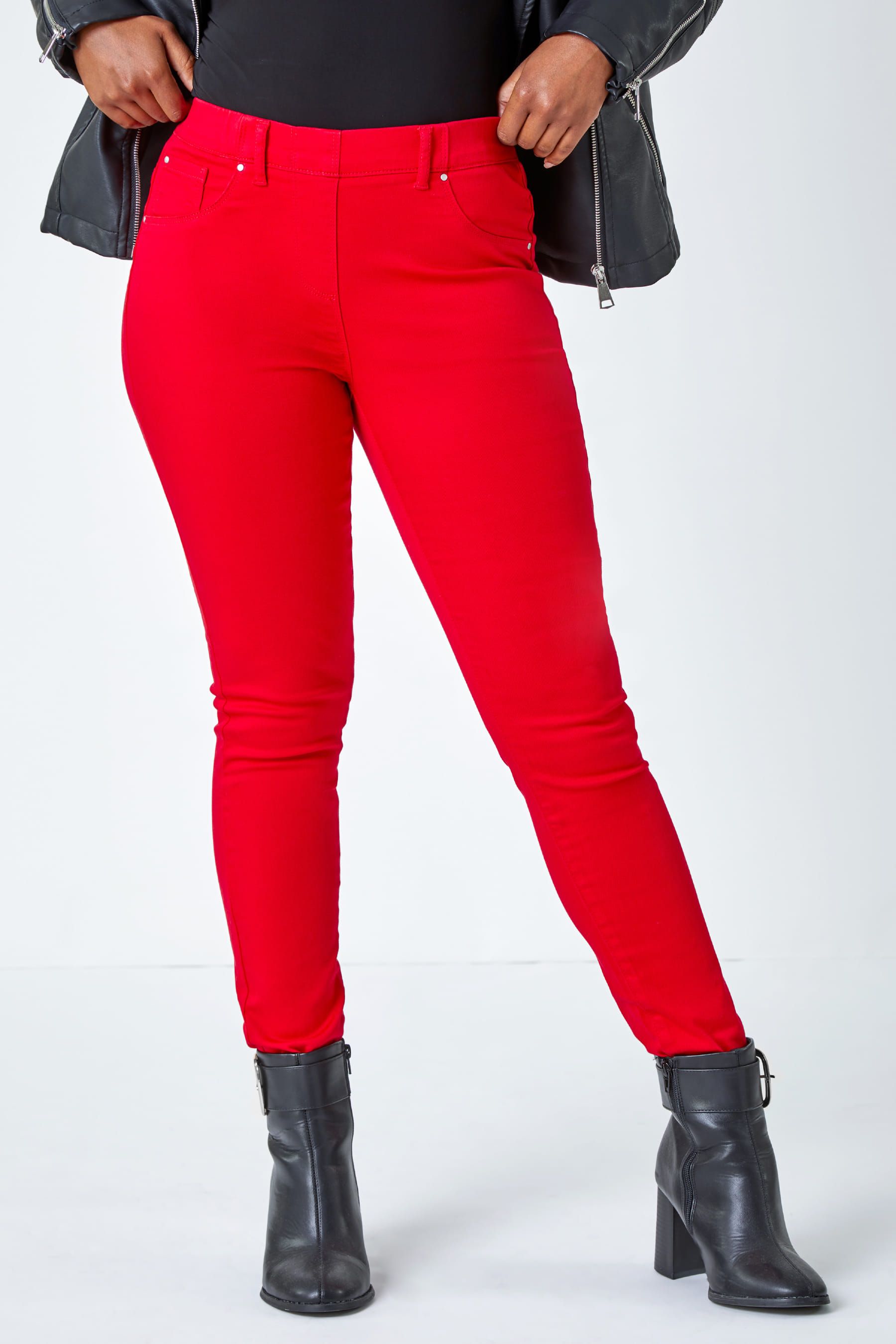 Red jeggings uk outlet