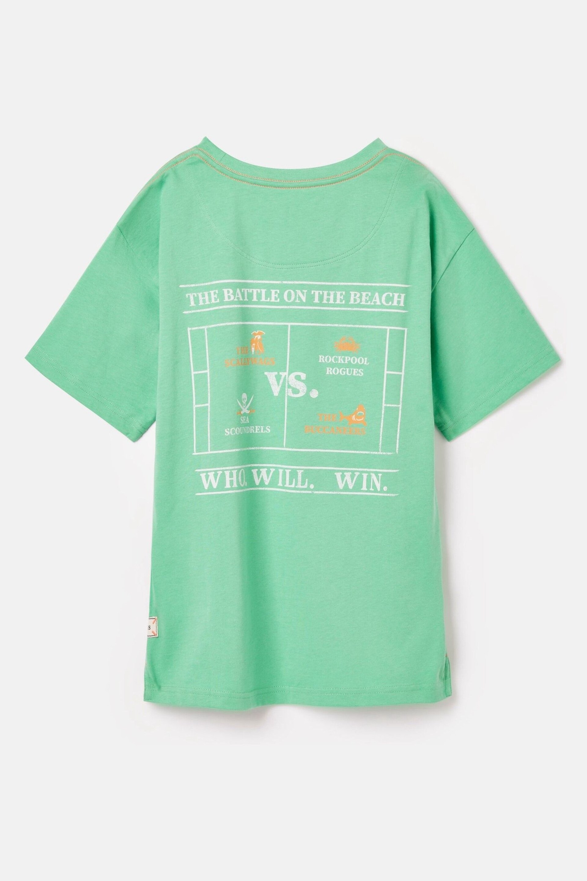 Joules Ben Green Short Sleeve T-Shirt - Image 2 of 8