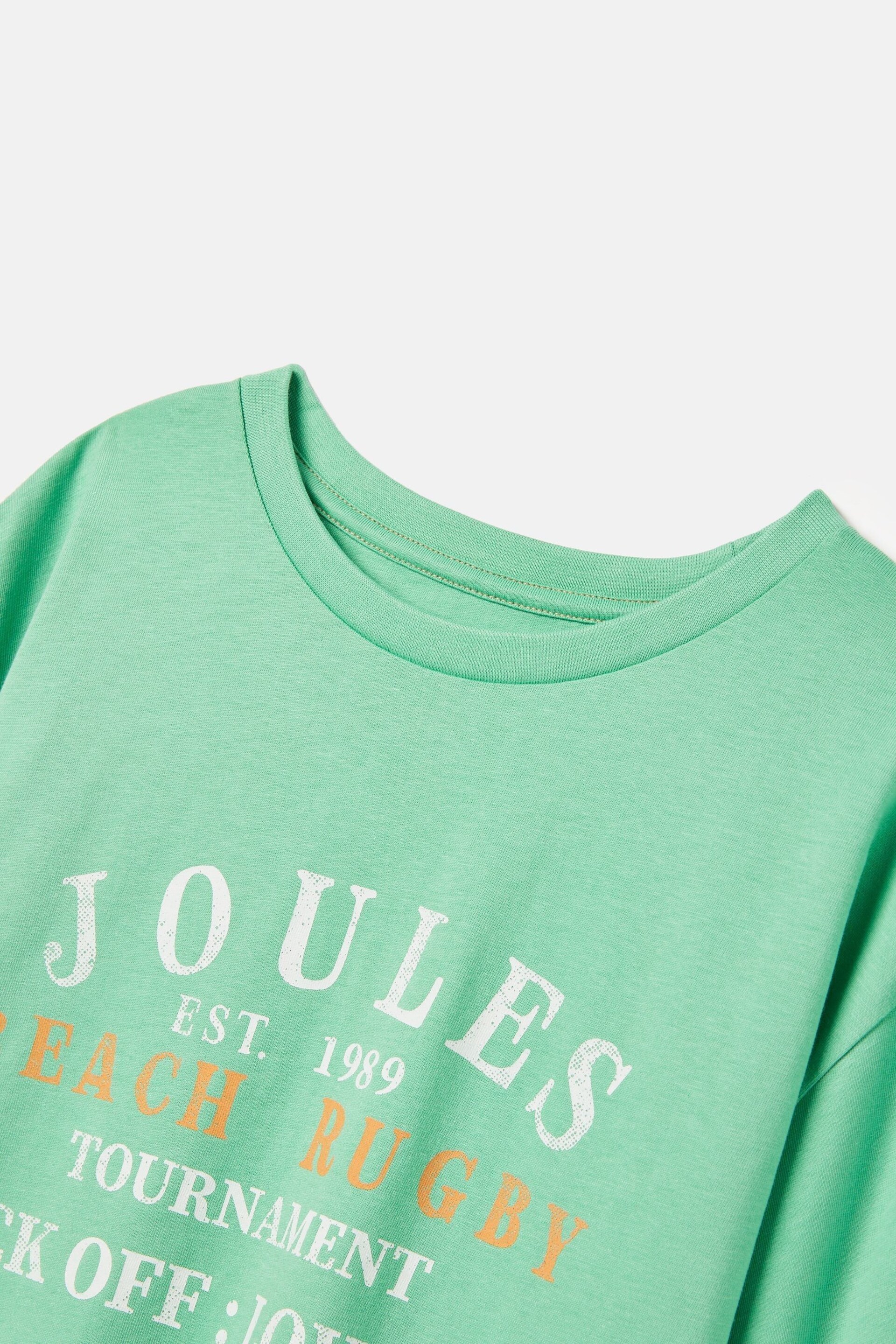 Joules Ben Green Short Sleeve T-Shirt - Image 5 of 8