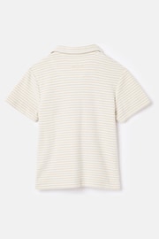 Joules Otto Neutral Towelling Polo Shirt - Image 2 of 6